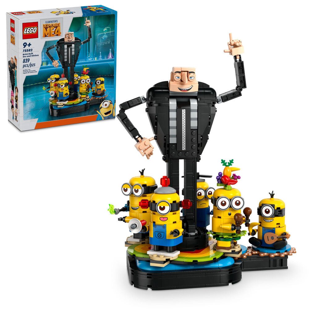 Détestable Moi 4 - Gru et Minions en briques (839 pcs) - Jeux de construction - Boutique LeoLudo - LEGO