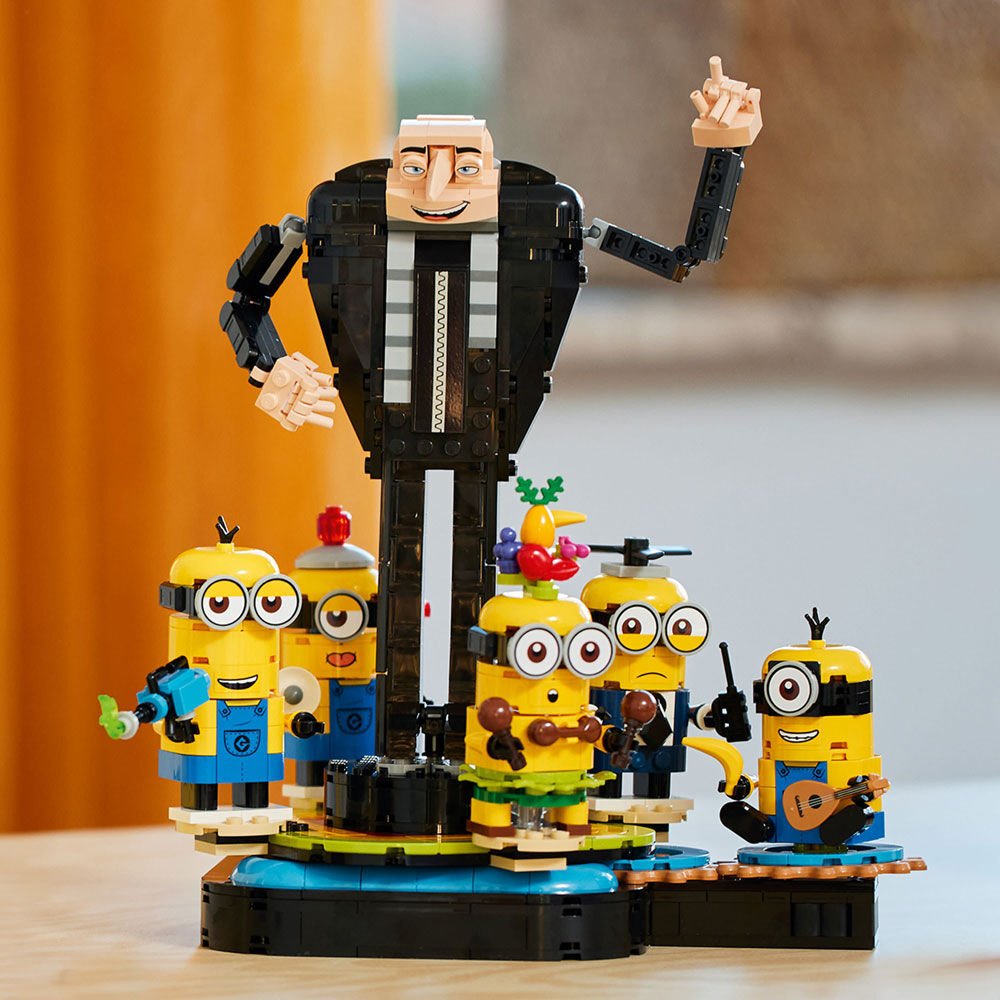 Détestable Moi 4 - Gru et Minions en briques (839 pcs) - Jeux de construction - Boutique LeoLudo - LEGO