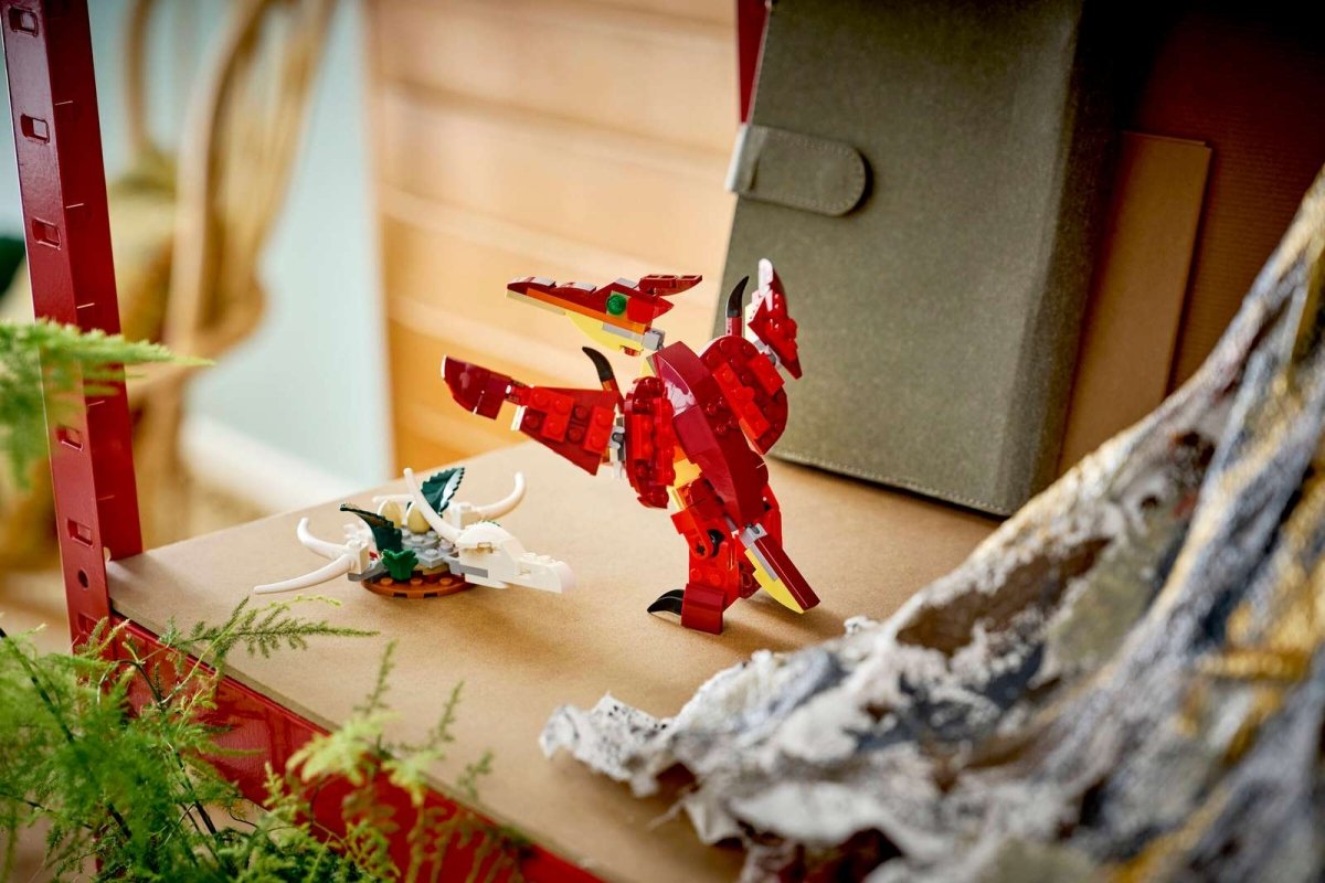 Dinosaure féroce 3 - en - 1 – LEGO Creator (283 pcs) - Jeux de construction - Boutique LeoLudo - LEGO