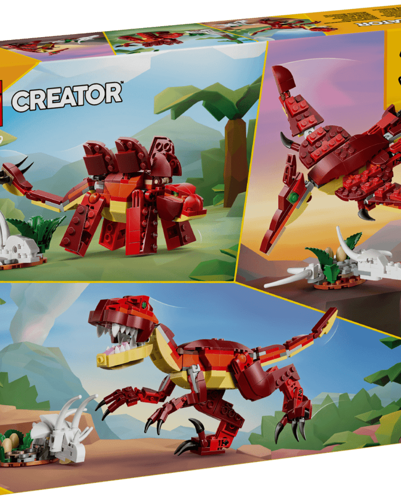 Dinosaure féroce 3 - en - 1 – LEGO Creator (283 pcs) - Jeux de construction - Boutique LeoLudo - LEGO