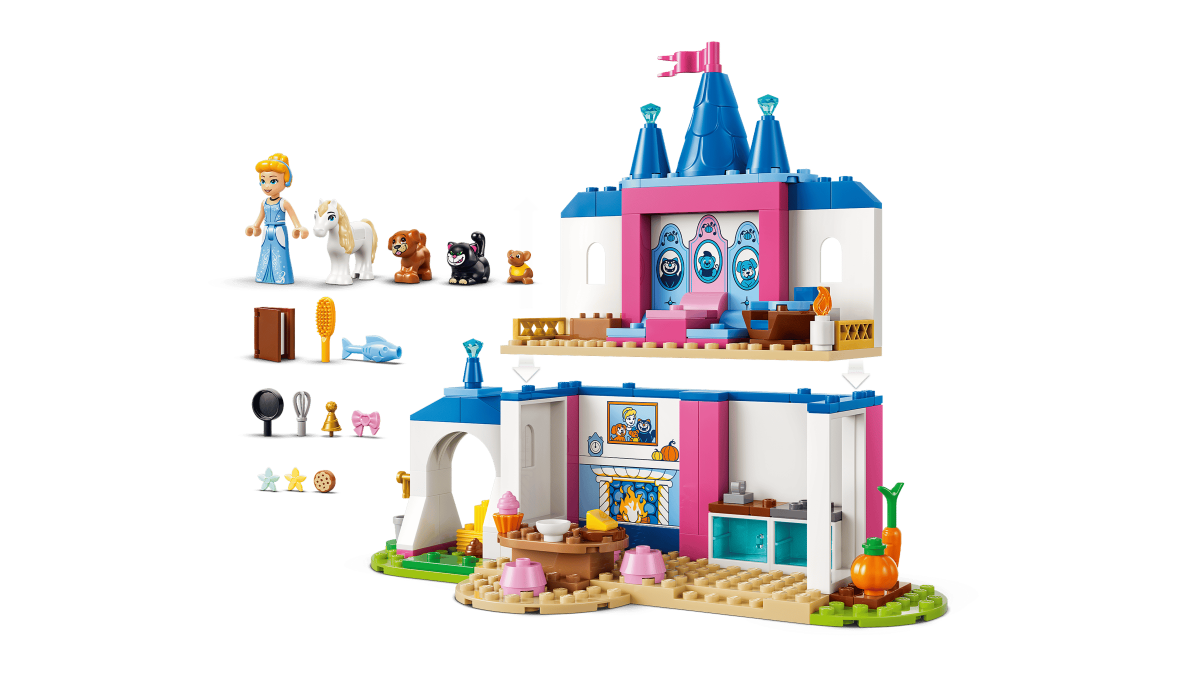 Disney - Château de Cendrillon et ses amis animaux – LEGO® -Ensembles de jeu- Boutique LeoLudo-LEGO