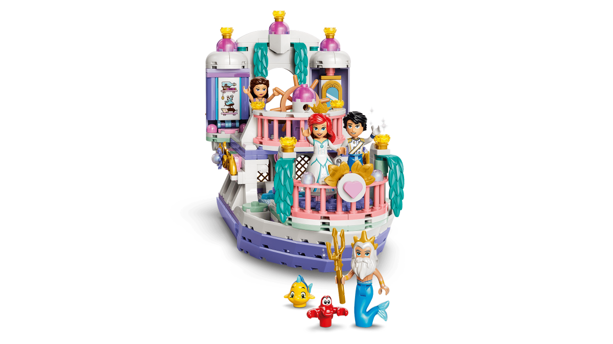Disney - Le bateau du mariage royal d'Ariel – LEGO® -Ensembles de jeu- Boutique LeoLudo-LEGO
