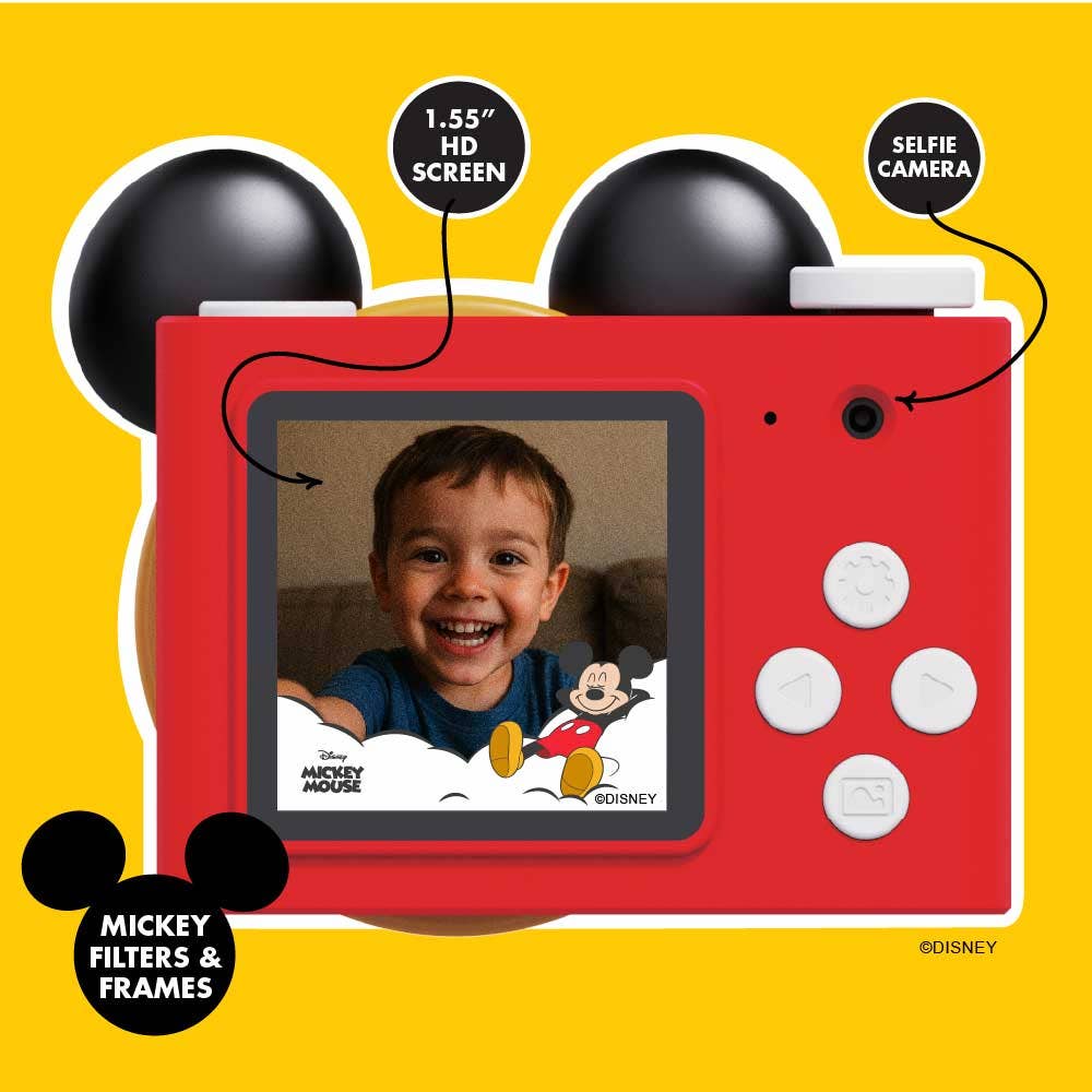 Disney Mickey Mouse Mini Camera - Jeux électroniques - Boutique LeoLudo - kiimento (formerly Kidamento)