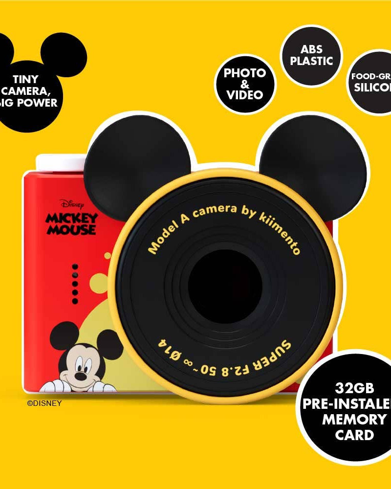 Disney Mickey Mouse Mini Camera - Jeux électroniques - Boutique LeoLudo - kiimento (formerly Kidamento)