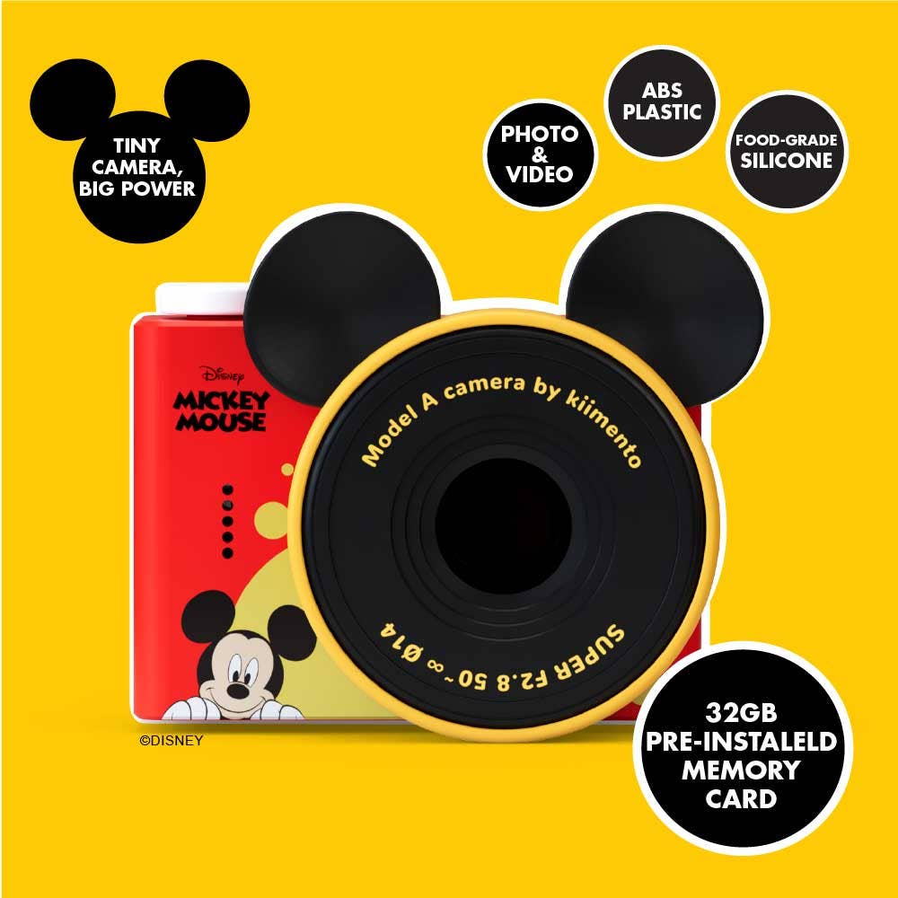 Disney Mickey Mouse Mini Camera - Jeux électroniques - Boutique LeoLudo - kiimento (formerly Kidamento)