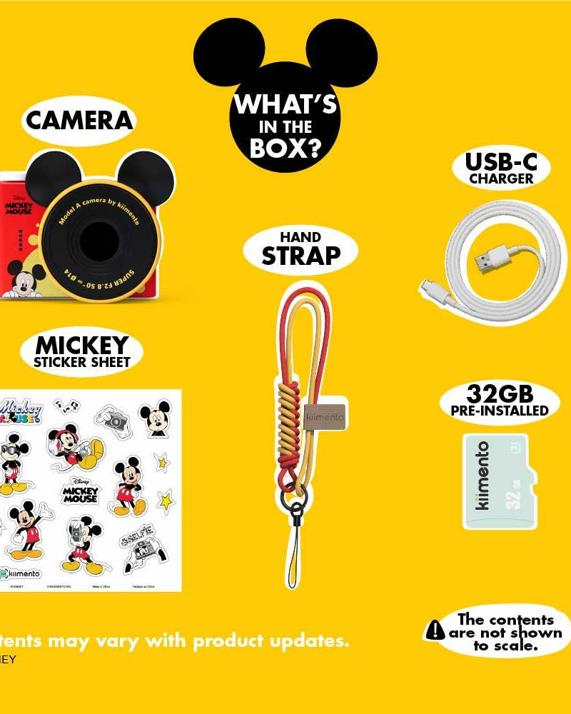 Disney Mickey Mouse Mini Camera - Jeux électroniques - Boutique LeoLudo - kiimento (formerly Kidamento)