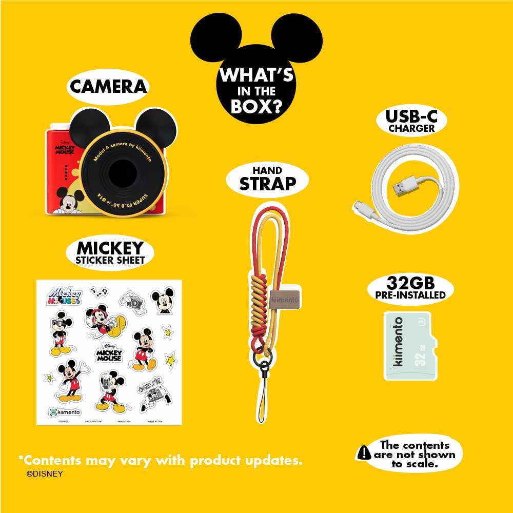 Disney Mickey Mouse Mini Camera - Jeux électroniques - Boutique LeoLudo - kiimento (formerly Kidamento)