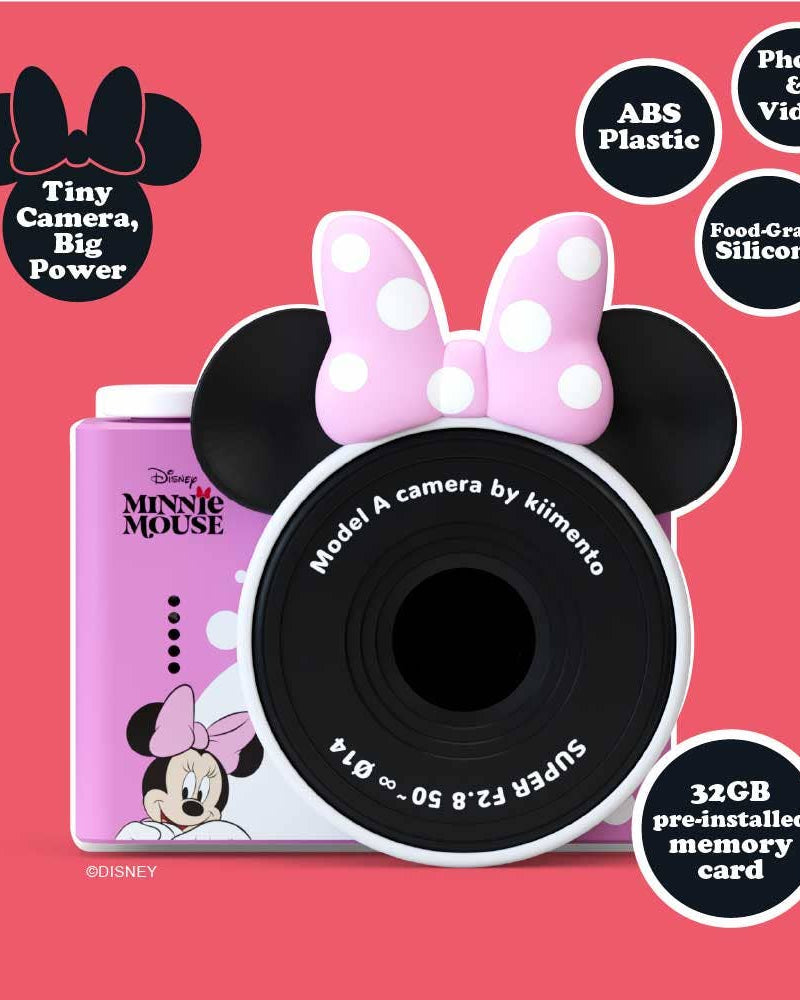 Disney Minnie Mouse Mini Camera - Boutique LeoLudo - kiimento (formerly Kidamento)