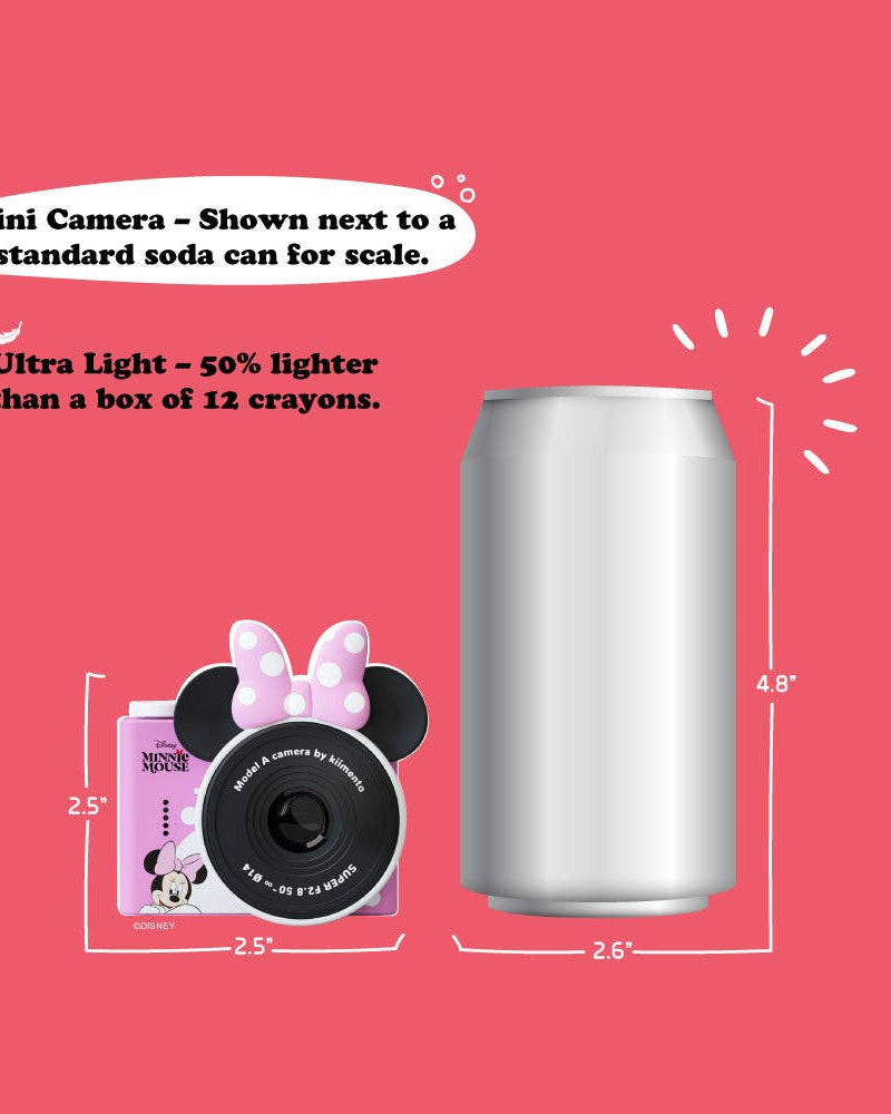 Disney Minnie Mouse Mini Camera - Boutique LeoLudo - kiimento (formerly Kidamento)
