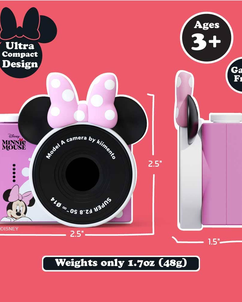 Disney Minnie Mouse Mini Camera - Boutique LeoLudo - kiimento (formerly Kidamento)