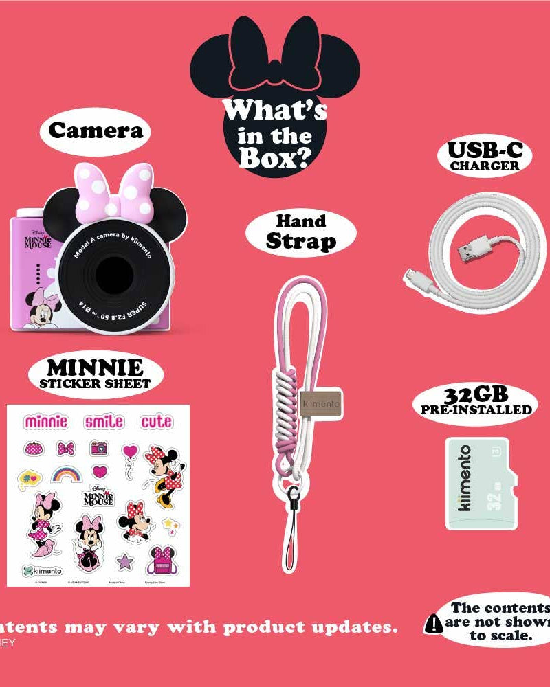 Disney Minnie Mouse Mini Camera - Boutique LeoLudo - kiimento (formerly Kidamento)