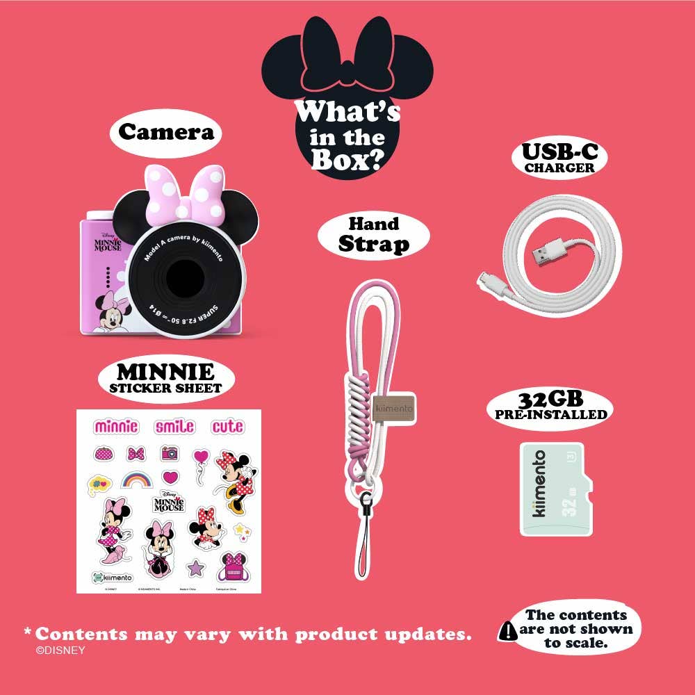 Disney Minnie Mouse Mini Camera - Boutique LeoLudo - kiimento (formerly Kidamento)