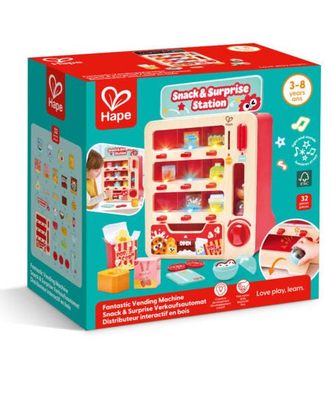 Distributrice automatique interactive – 32 pièces -Jouets d'imitation- Boutique LeoLudo-Hape