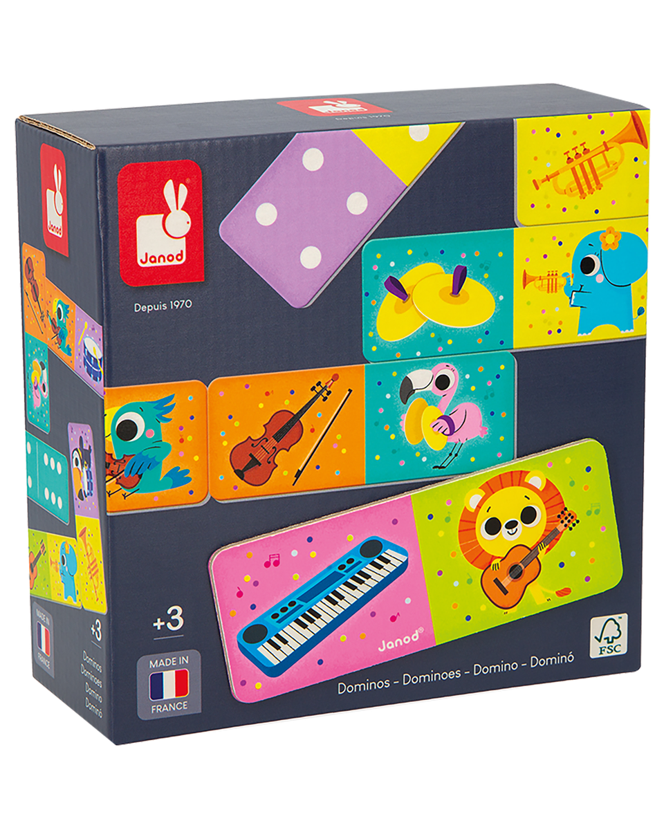 Dominos - Instruments de musique - Jeux de société - Boutique LeoLudo - Janod