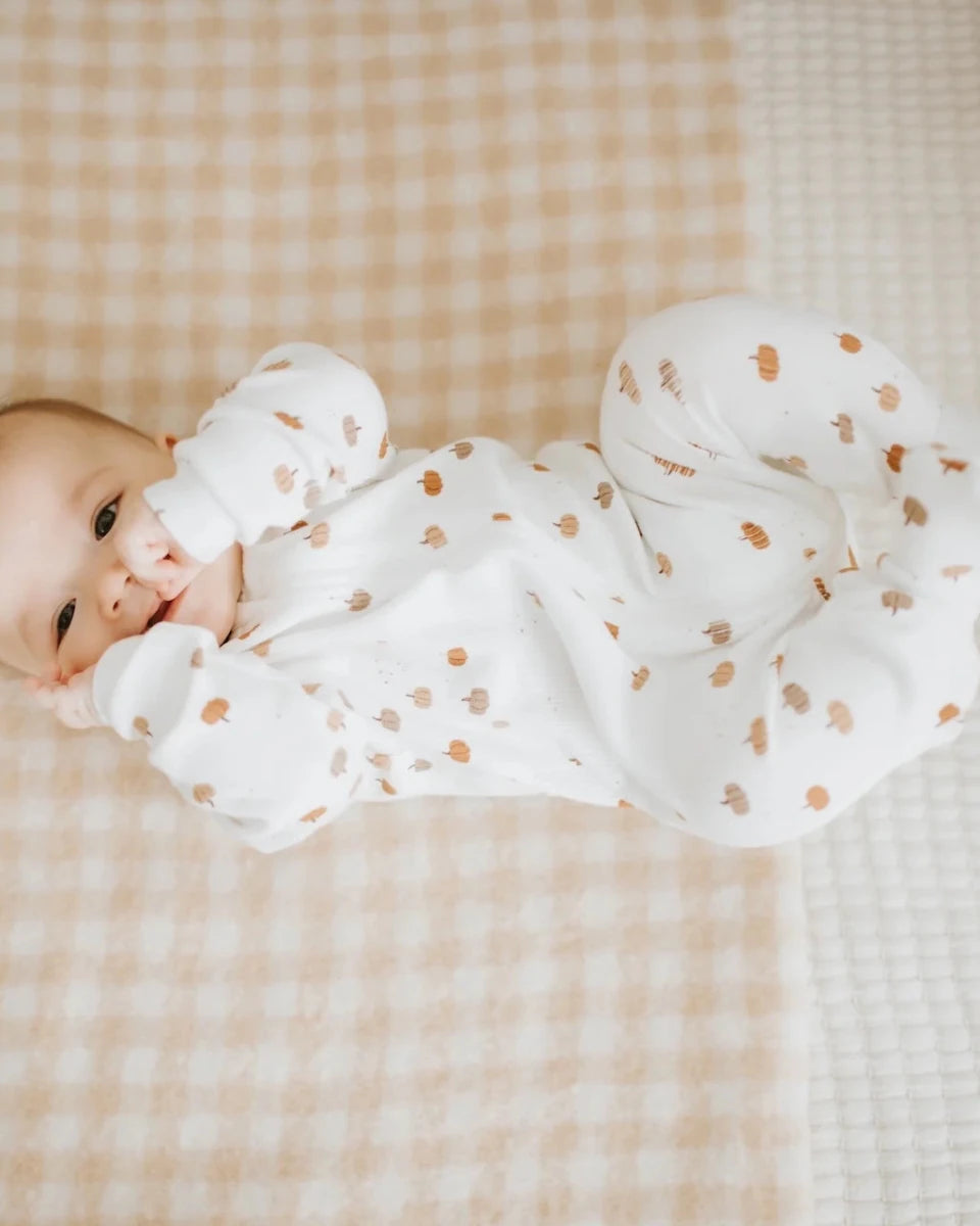 Dormeuse à pieds intégrés Blanc Cassé (18M) -Vêtements- Boutique LeoLudo-Petit Lem