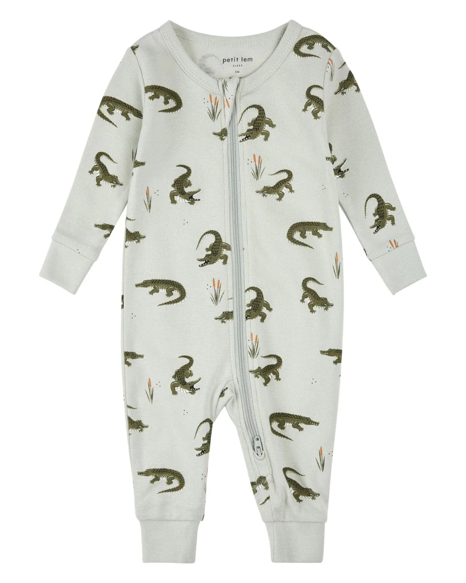 Dormeuse - Crocodile (0 - 12 mois) - Vêtements - Boutique LeoLudo - Petit Lem