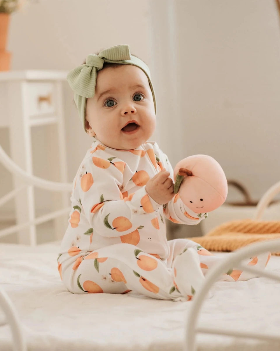 Dormeuse - Pêches (0 - 12M) - Vêtements - Boutique LeoLudo - Petit Lem