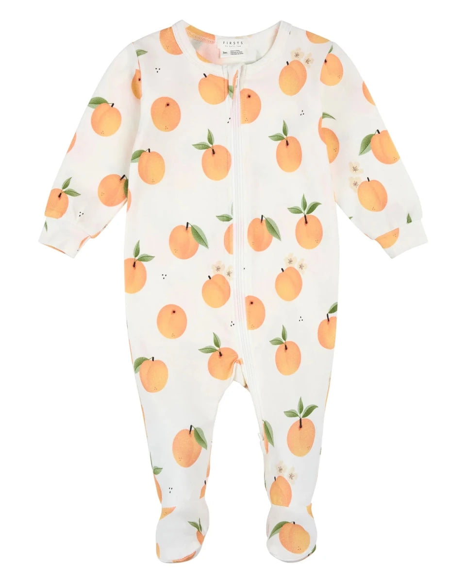 Dormeuse - Pêches (0 - 12M) - Vêtements - Boutique LeoLudo - Petit Lem