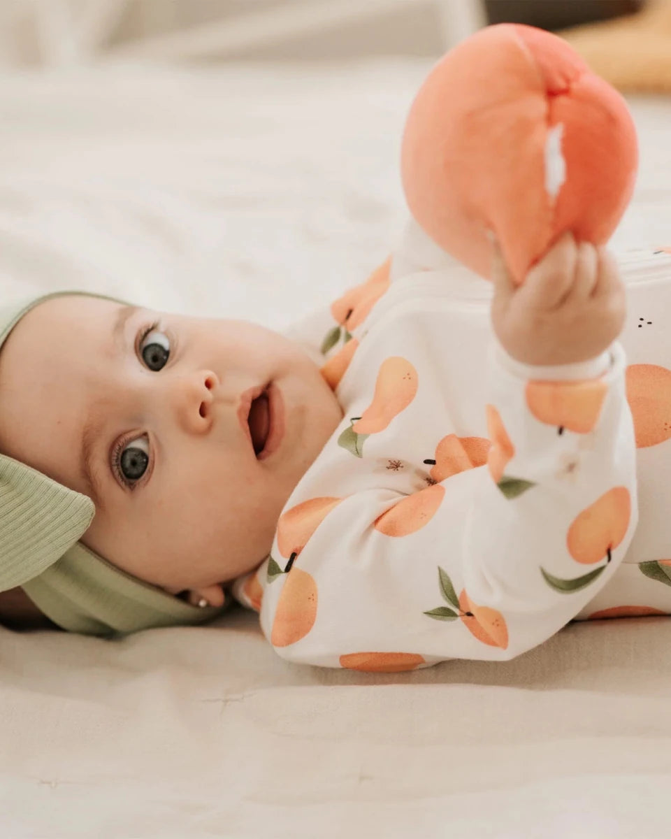 Dormeuse - Pêches (0 - 12M) - Vêtements - Boutique LeoLudo - Petit Lem
