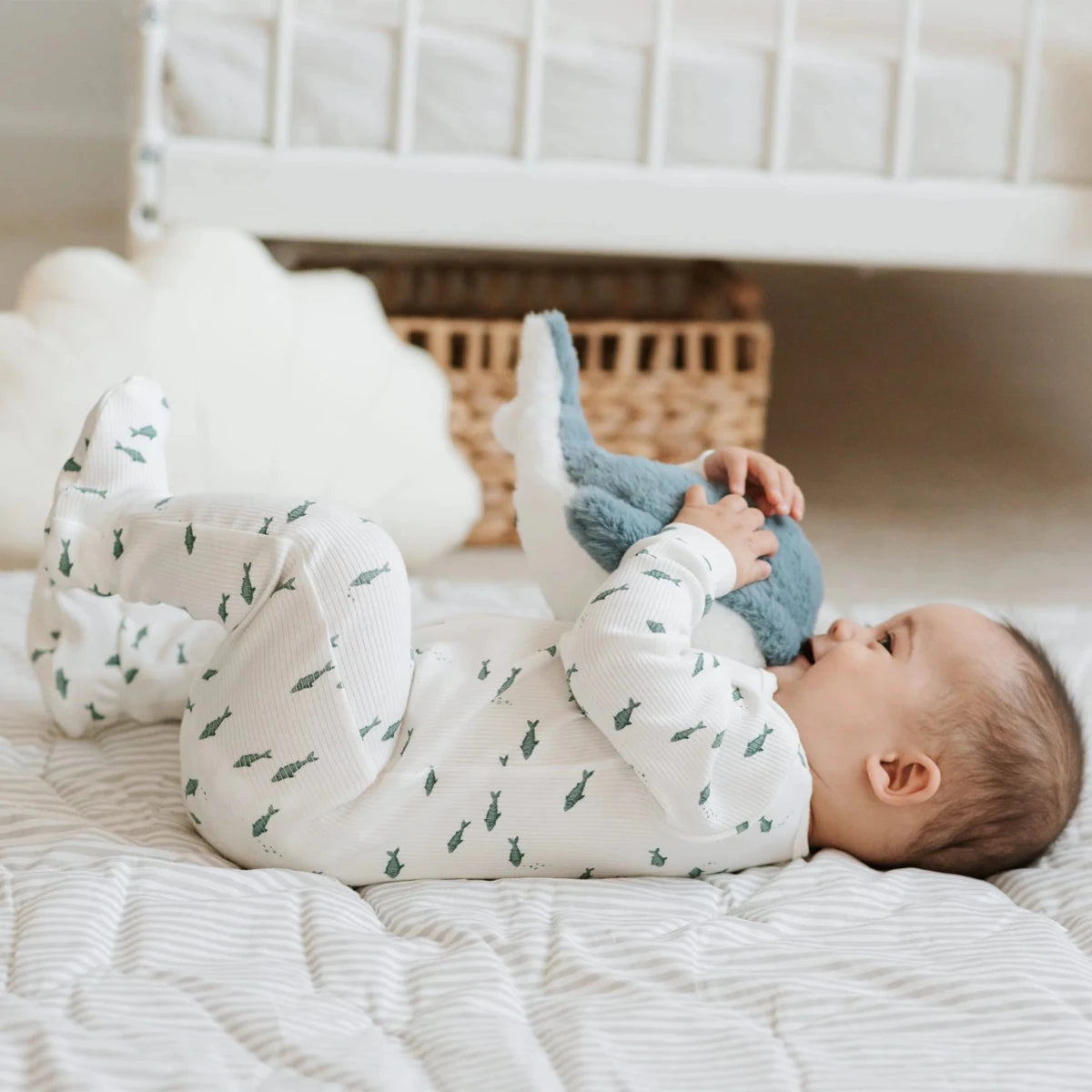 Dormeuse - Requins (0 - 12 mois) - Vêtements - Boutique LeoLudo - Petit Lem