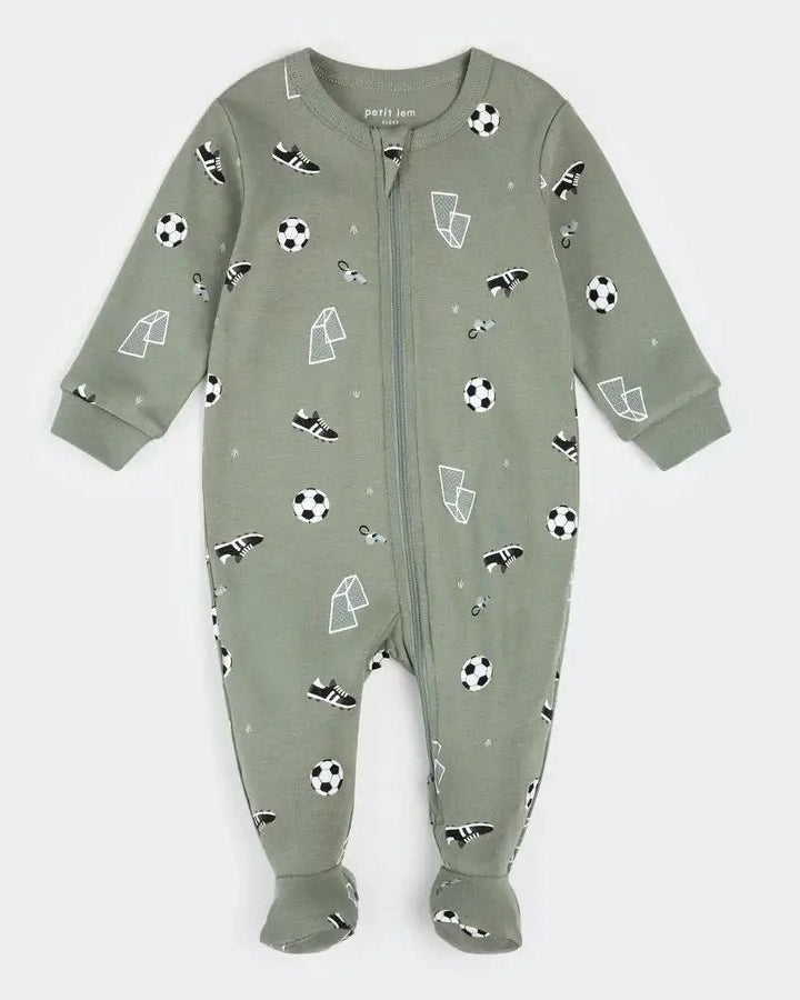 Dormeuse - Soccer (0 - 12M) - Vêtements - Boutique LeoLudo - Petit Lem