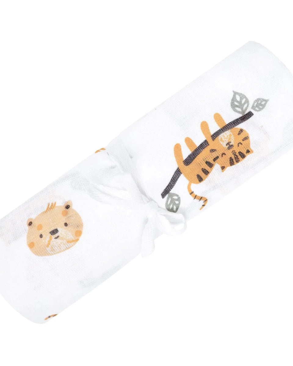 Doudou en mousseline de coton 48x48 -Couvertures- Boutique LeoLudo-Perlimpinpin