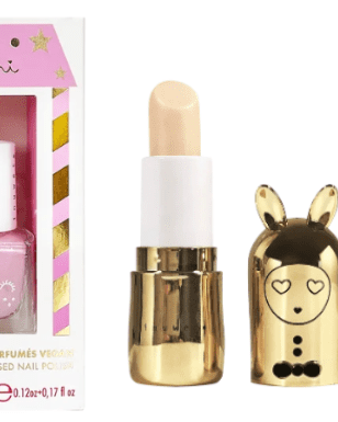 Duo Baumes à lèvres et vernis (Cheesecake + melon d'eau) -Accessoires vestimentaires- Boutique LeoLudo-inuwet
