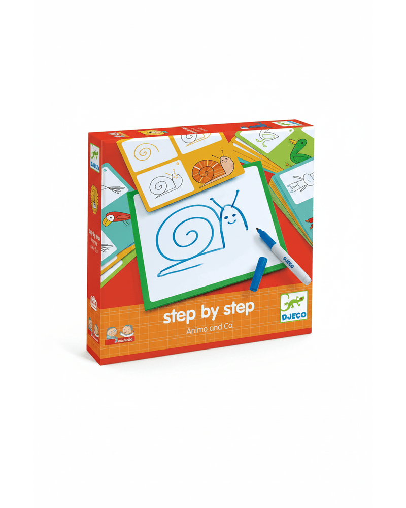 Eduludo - Step by step Animaux - Jeux éducatifs - Boutique LeoLudo - Djeco