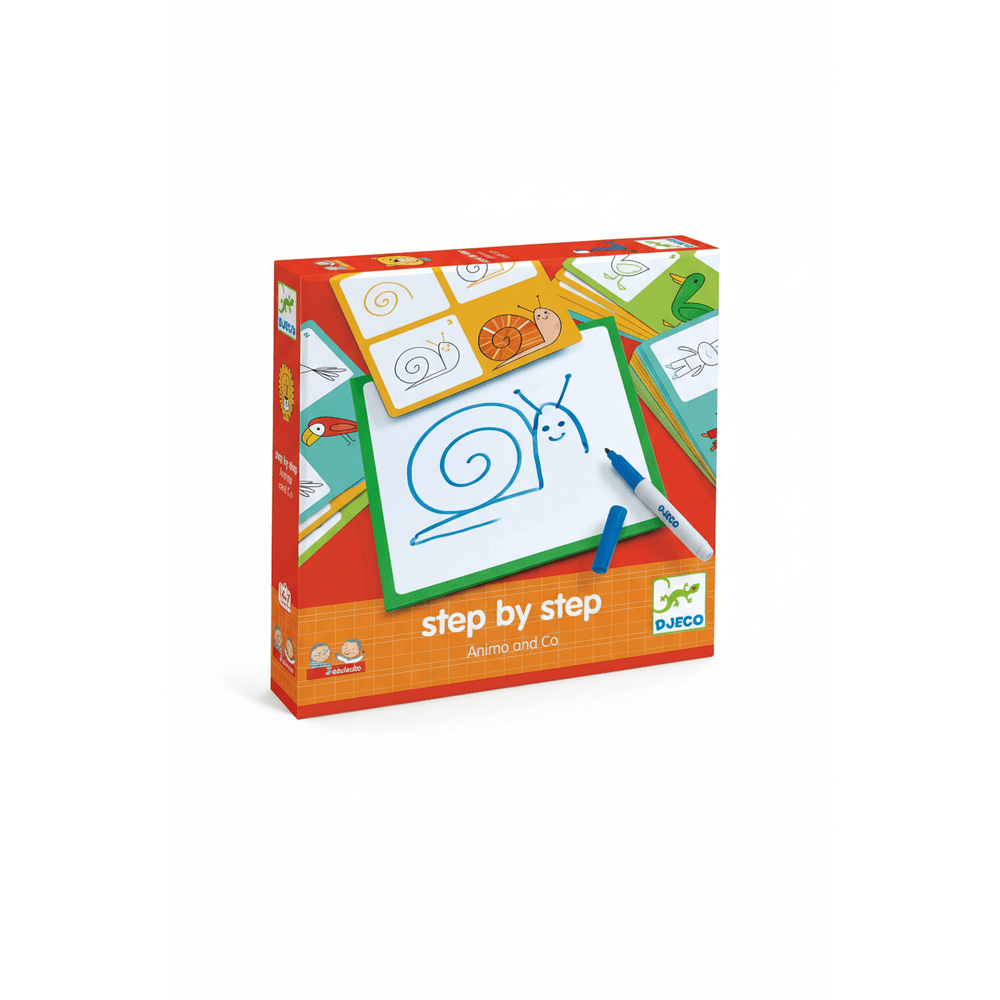 Eduludo - Step by step Animaux - Jeux éducatifs - Boutique LeoLudo - Djeco