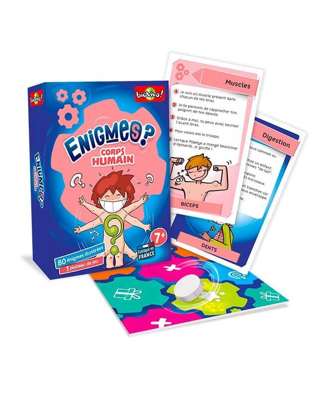 Énigmes - Corps humain - Jeux de société - Boutique LeoLudo - Bioviva