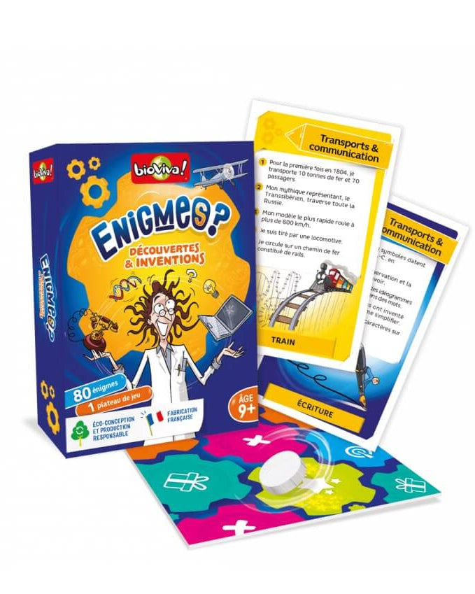 Énigmes - Découvertes et inventions - Jeux de société - Boutique LeoLudo - Bioviva