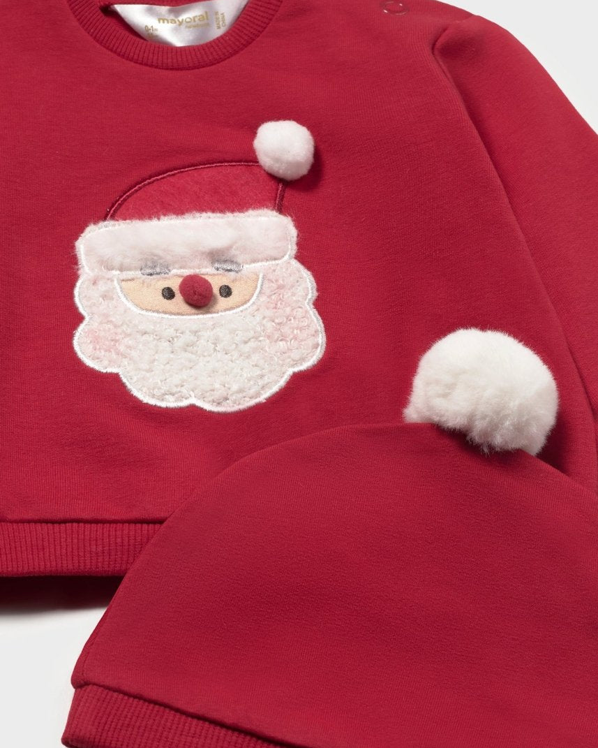 Ensemble 3 pièces de Noël Mayoral – Rouge -Vêtements- Boutique LeoLudo-Mayoral