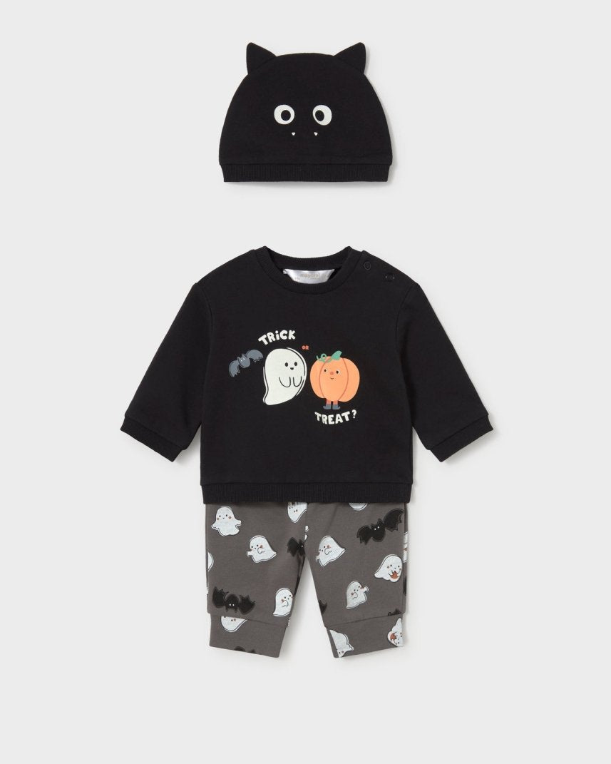 Ensemble 3 pièces d'Halloween Mayoral – Noir -Vêtements- Boutique LeoLudo-Mayoral