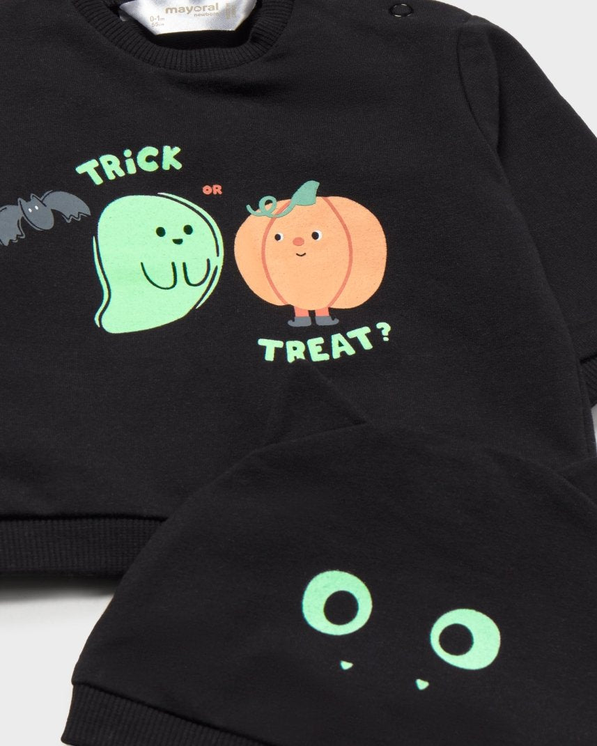 Ensemble 3 pièces d'Halloween Mayoral – Noir -Vêtements- Boutique LeoLudo-Mayoral
