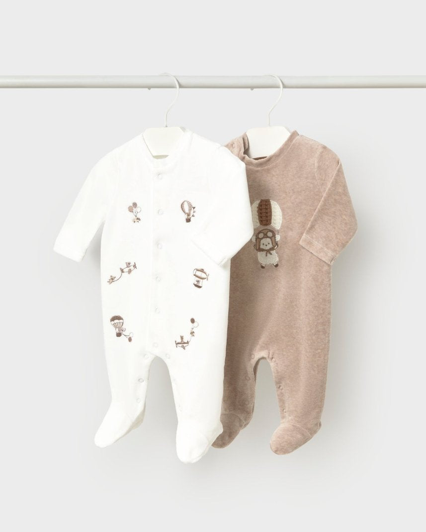 Ensemble 4 pièces en coton Mayoral – Aviation Moka -Vêtements- Boutique LeoLudo-Mayoral