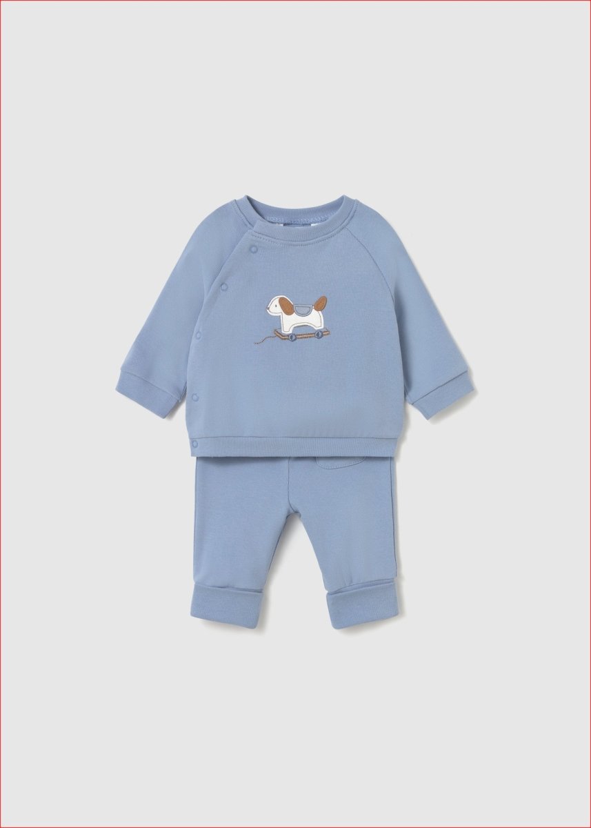 Ensemble 4 pièces en coton Mayoral – Bleu -Vêtements- Boutique LeoLudo-Mayoral