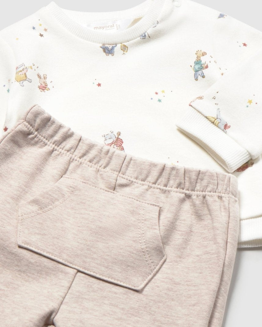 Ensemble 4 pièces en coton Mayoral – Camomille -Vêtements- Boutique LeoLudo-Mayoral
