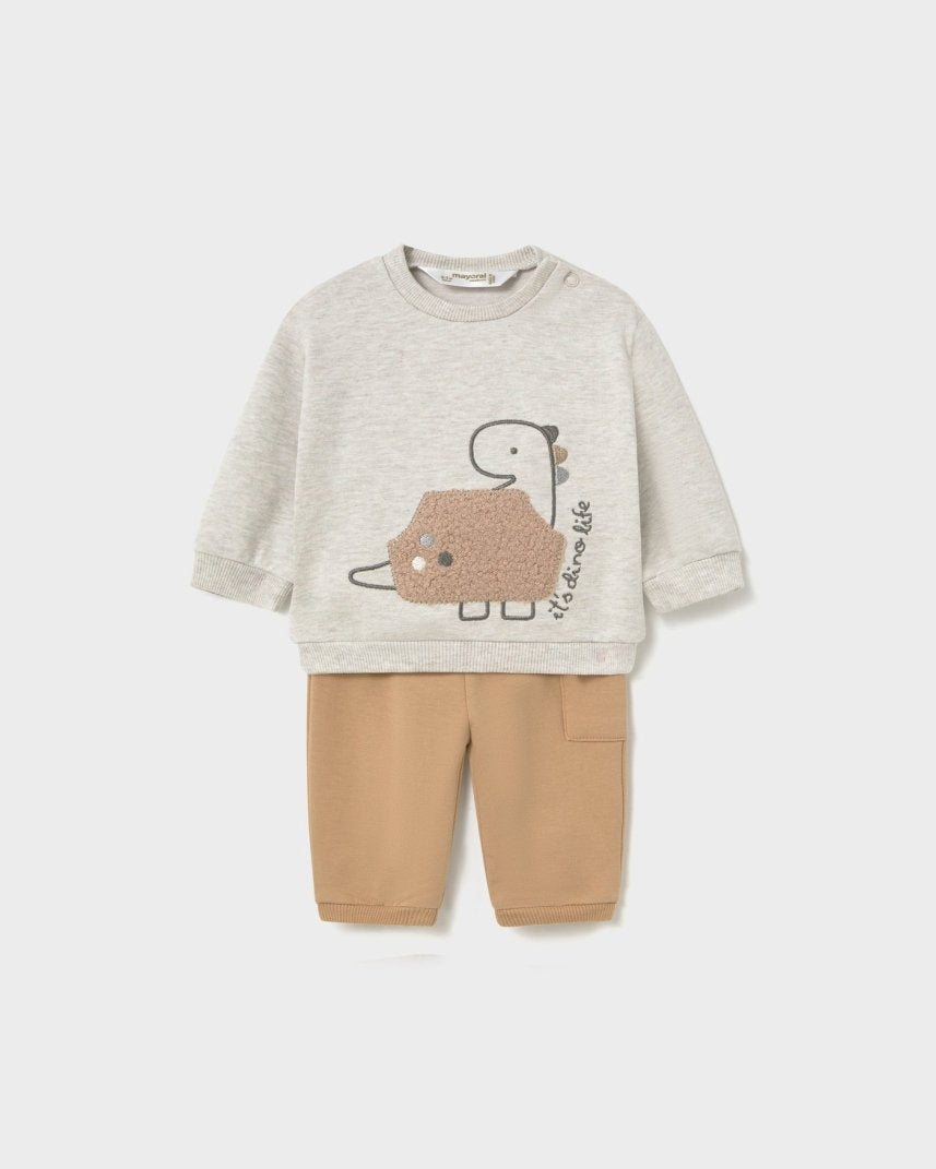 Ensemble 4 pièces en coton Mayoral – Caramel -Vêtements- Boutique LeoLudo-Mayoral