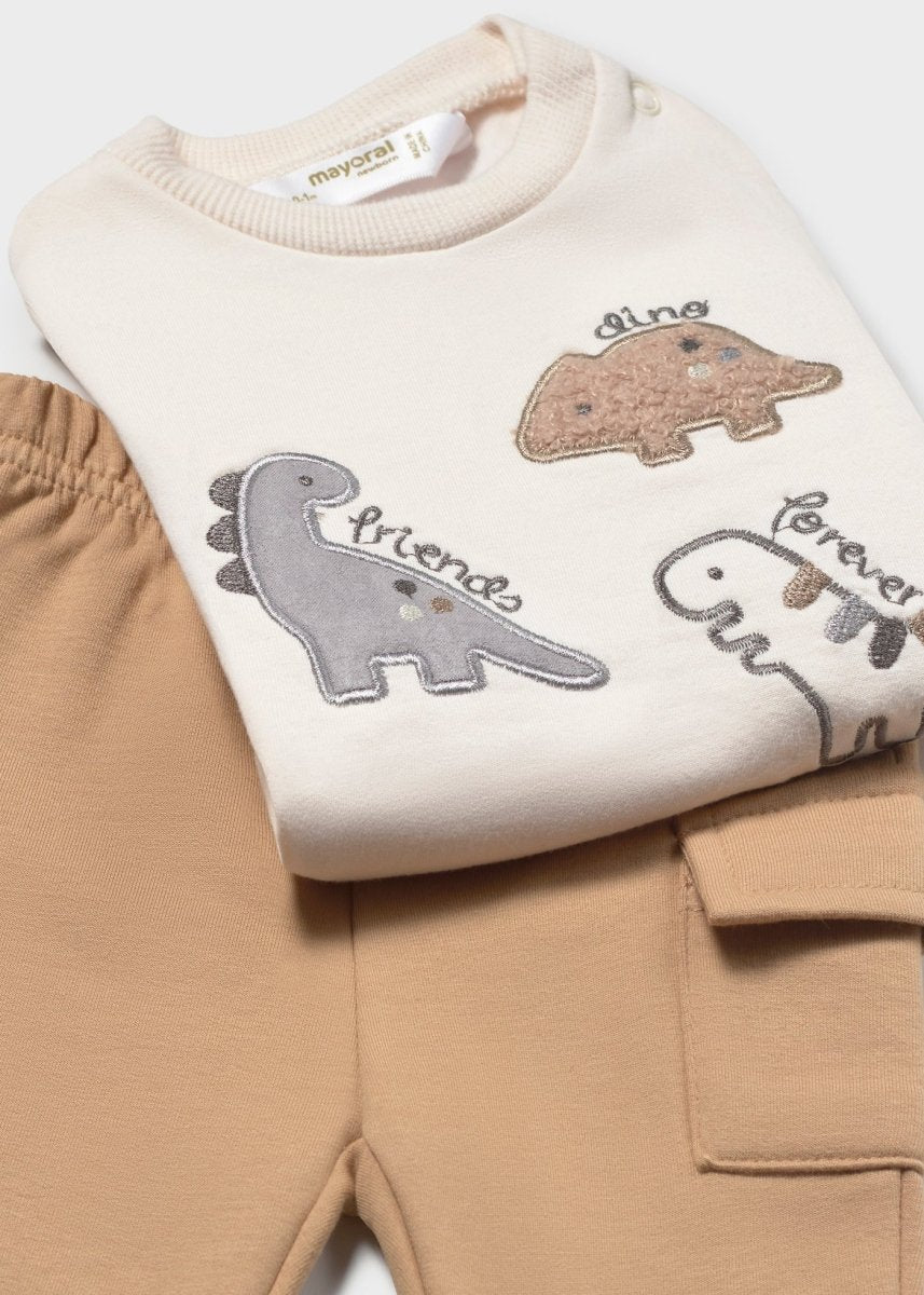 Ensemble 4 pièces en coton Mayoral – Caramel -Vêtements- Boutique LeoLudo-Mayoral