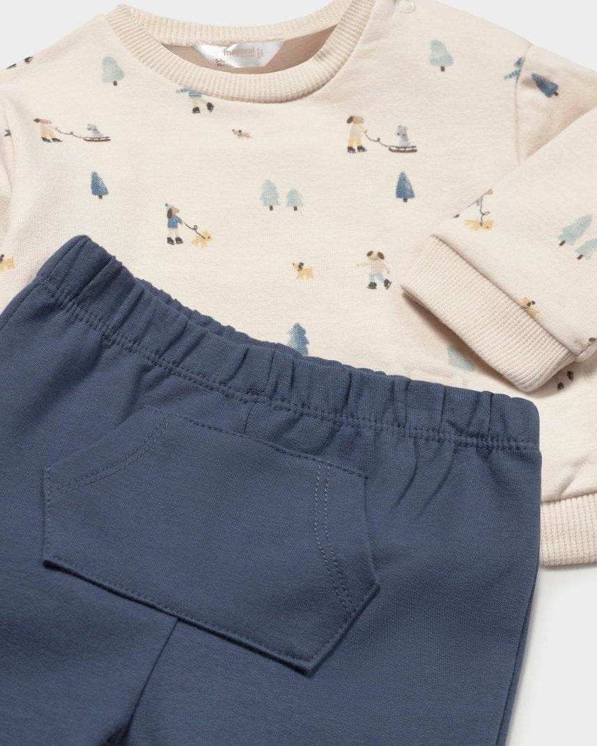 Ensemble 4 pièces en coton Mayoral – Flocon -Vêtements- Boutique LeoLudo-Mayoral