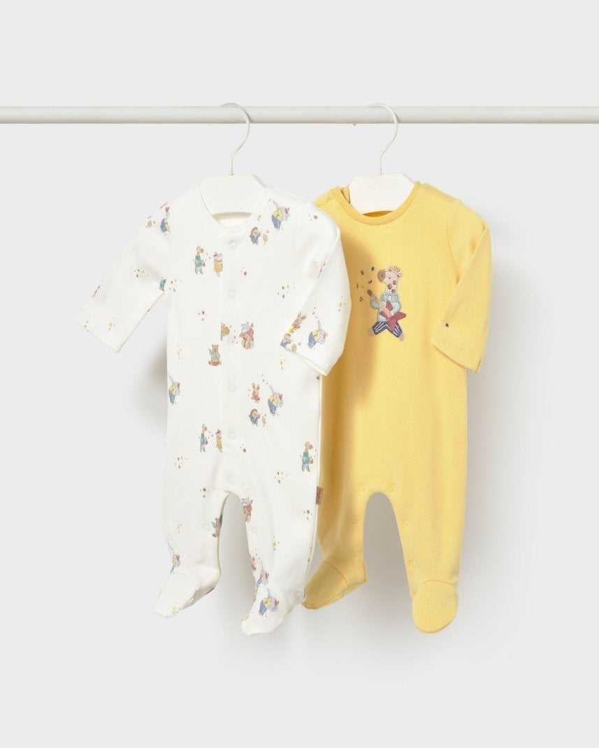 Ensemble 4 pièces en coton Mayoral – Girafe -Vêtements- Boutique LeoLudo-Mayoral