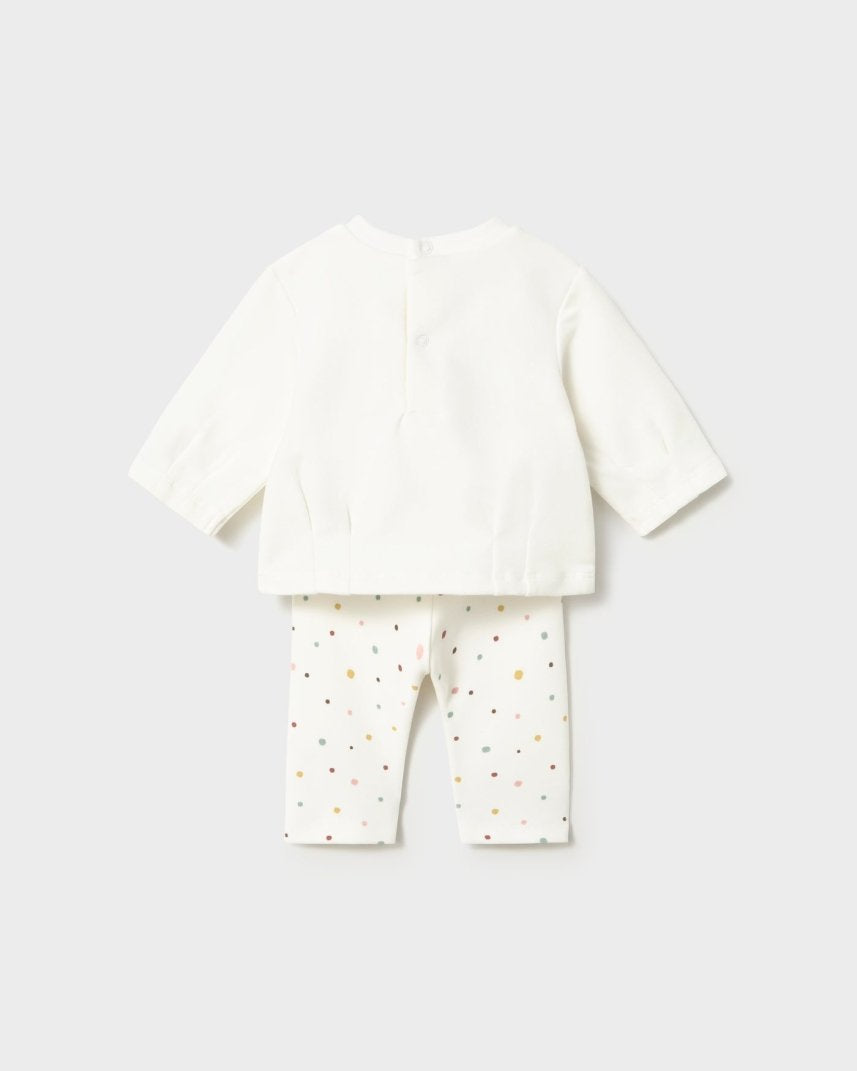 Ensemble 4 pièces en coton Mayoral – Jaune -Vêtements- Boutique LeoLudo-Mayoral