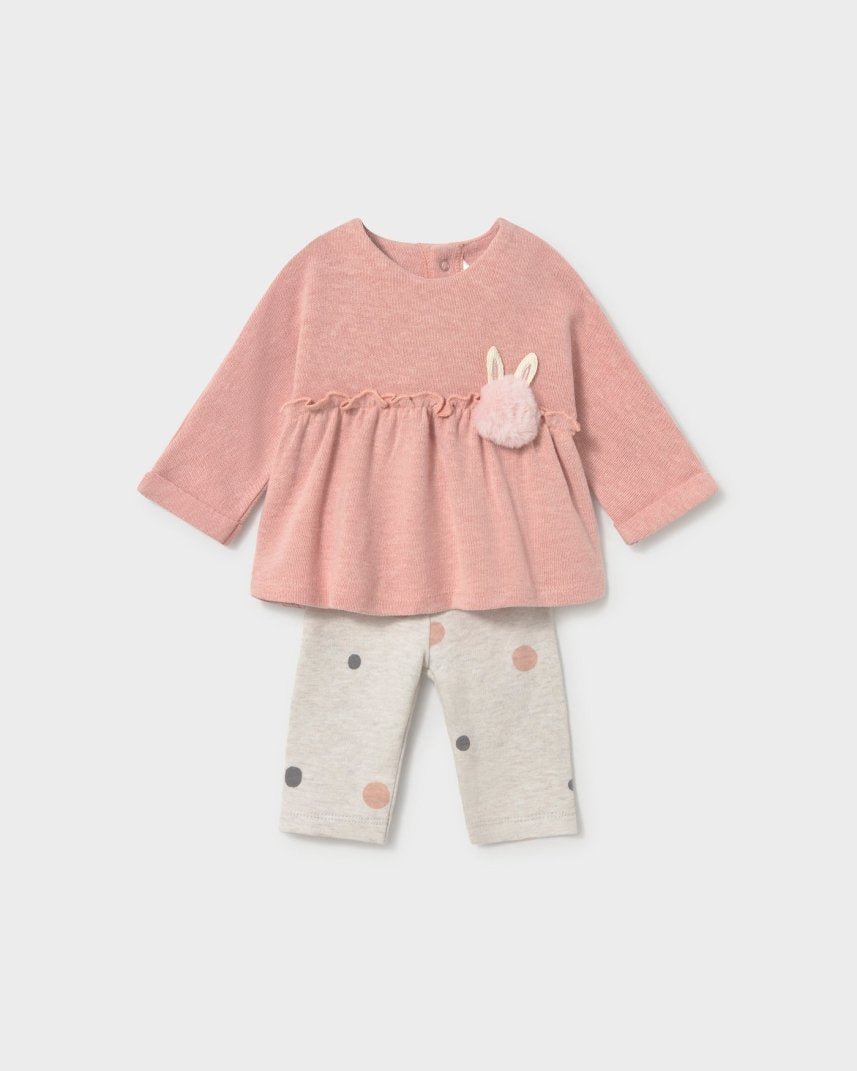 Ensemble 4 pièces en coton Mayoral – Lapins -Vêtements- Boutique LeoLudo-Mayoral