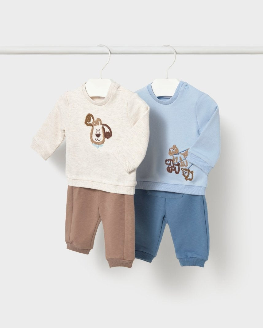 Ensemble 4 pièces en coton Mayoral – Petits Chiots -Vêtements- Boutique LeoLudo-Mayoral