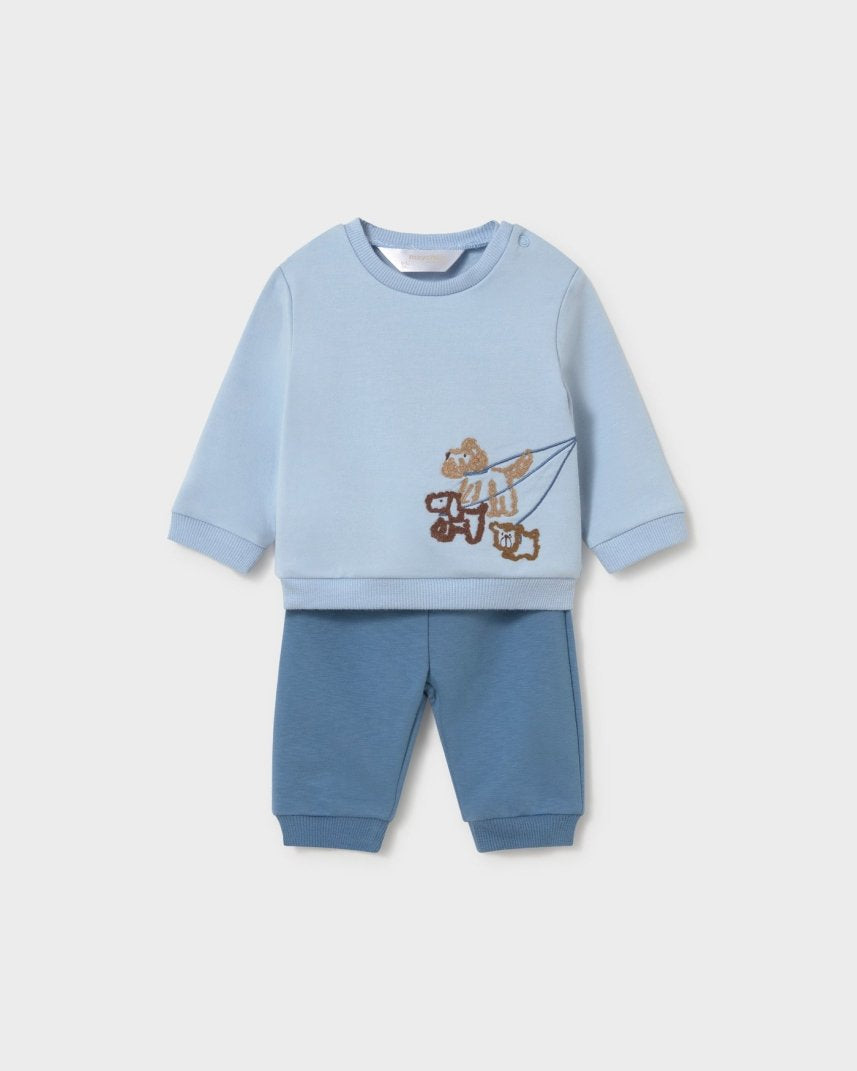 Ensemble 4 pièces en coton Mayoral – Petits Chiots -Vêtements- Boutique LeoLudo-Mayoral