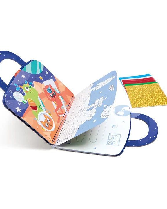 Ensemble créatif de voyage – Art métallisé intergalactique Hape - Art & bricolage - Boutique LeoLudo - Hape