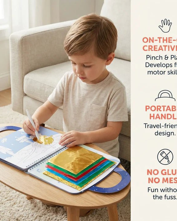 Ensemble créatif de voyage – Art métallisé intergalactique Hape - Art & bricolage - Boutique LeoLudo - Hape