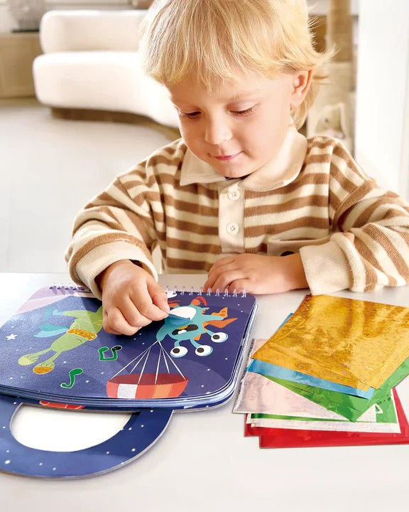 Ensemble créatif de voyage – Art métallisé intergalactique Hape - Art & bricolage - Boutique LeoLudo - Hape
