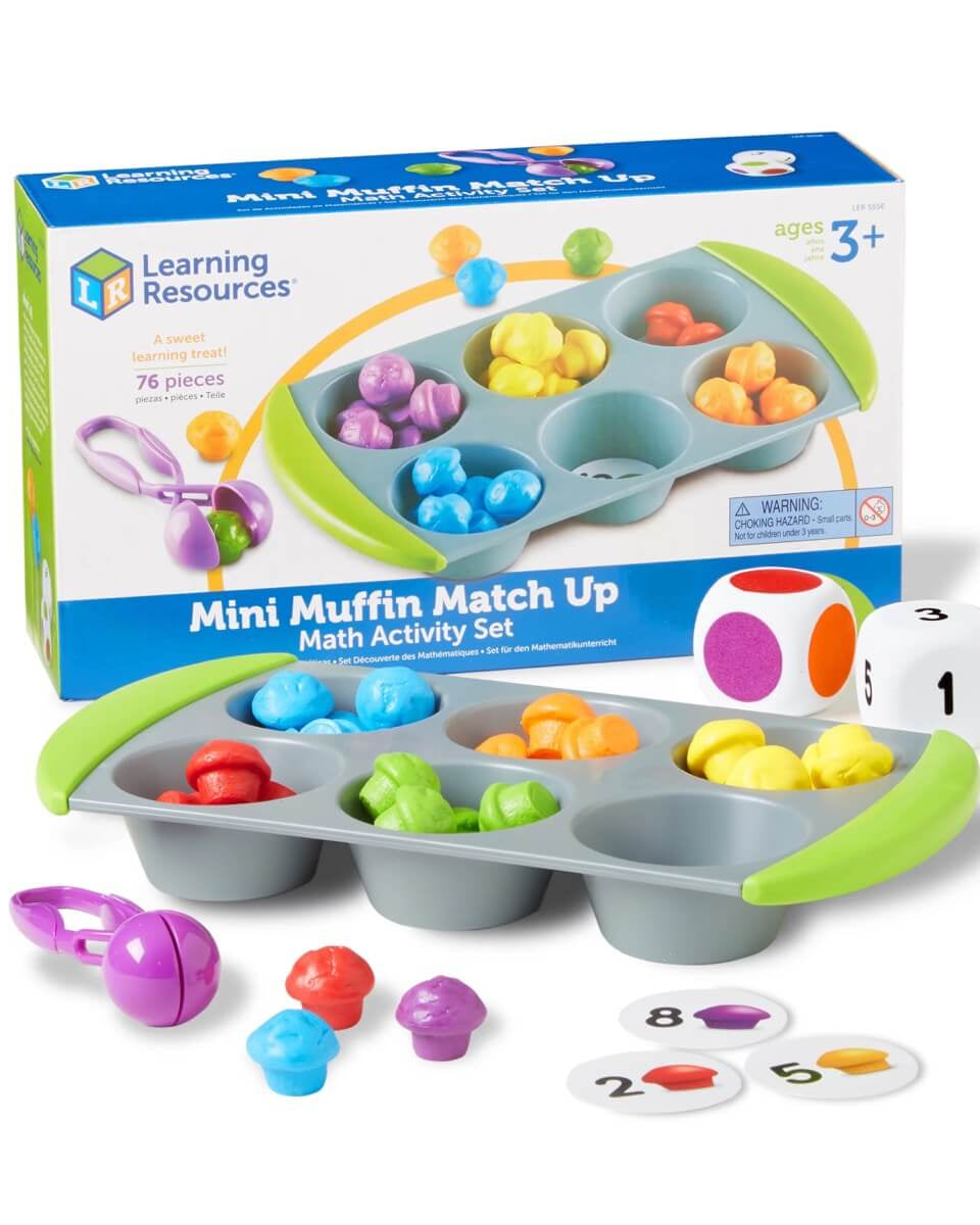 Ensemble d'activités mathématiques Mini Muffin Match Up - Jeux éducatifs - Boutique LeoLudo - Learning Resources