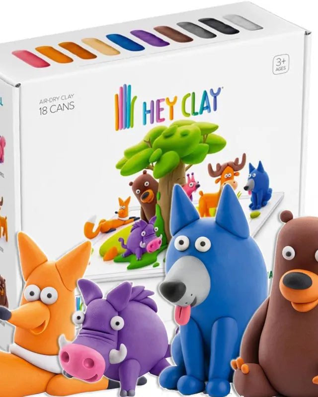 Ensemble d'argile à modeler -Art & bricolage- Boutique LeoLudo-Hey Clay